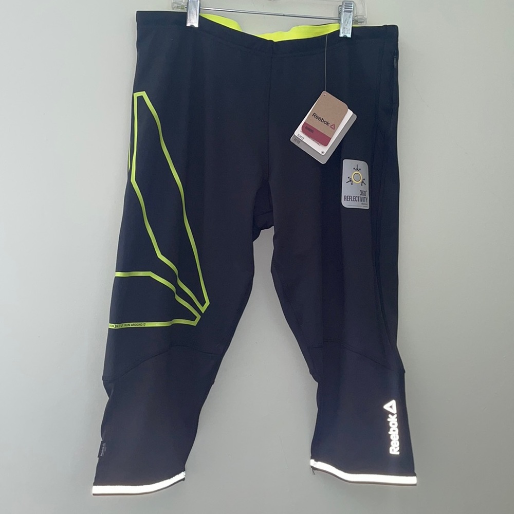 NWT Reebok Running Capri Leggings
